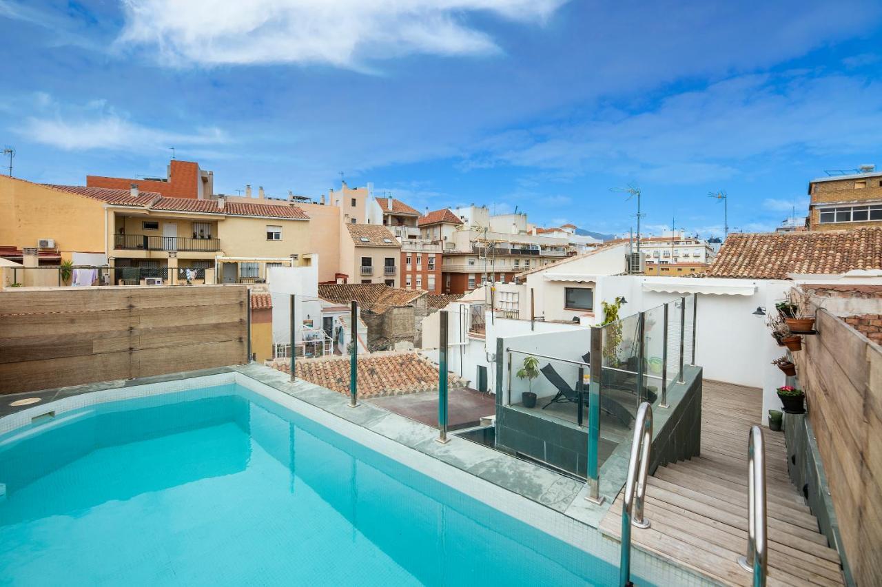 New Apartment -Shared Pool & Solarium- 1B Малага Экстерьер фото